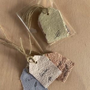 Lot de 6 étiquettes cadeau PaMa Fabrique